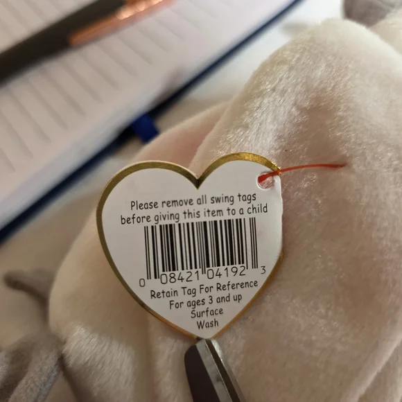 Vintage & w/ Errors! TY Beanie Baby "KuKu". (97/98) - Picture 8 of 10